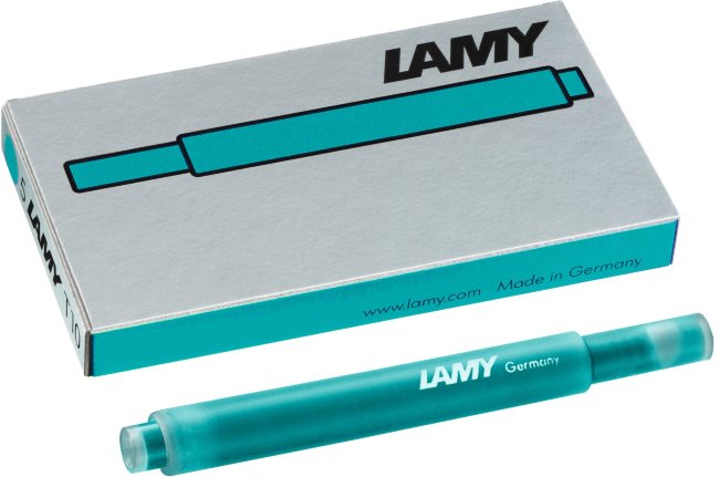 Картридж для перьевых ручек Lamy T10, турмалин, 5 шт Картридж для перьевых ручек Lamy T10, турмалин, 5 шт