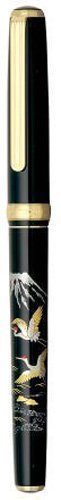 Ручка перьевая Platinum Makie, роспись «Журавль» Ручка перьевая Platinum Makie, роспись «Журавль»