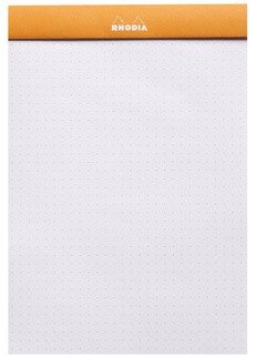 Блокнот Rhodia Basics №16, A5, точка, 80 г, оранжевый