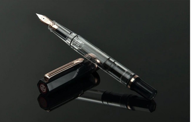Ручка перьевая TWSBI ECO Rose Gold темно-серый