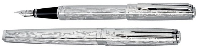 Перьевая ручка Waterman Exception, The Marks of Time - Sterling Silver