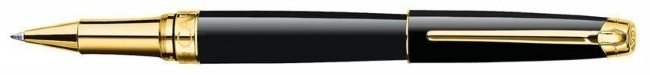 Ручка роллер Carandache Leman Ebony black lacquered GP