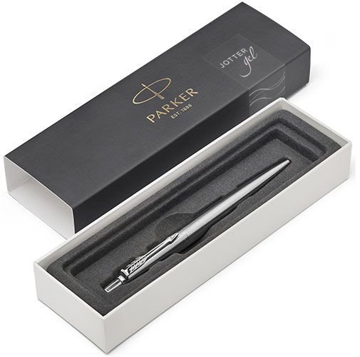 Гелевая ручка Parker Jotter Gel Core K694 Stainless Steel CT