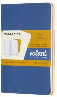 Блокнот Moleskine VOLANT Pocket, линейка, синий, желтый янтарный (2шт)
