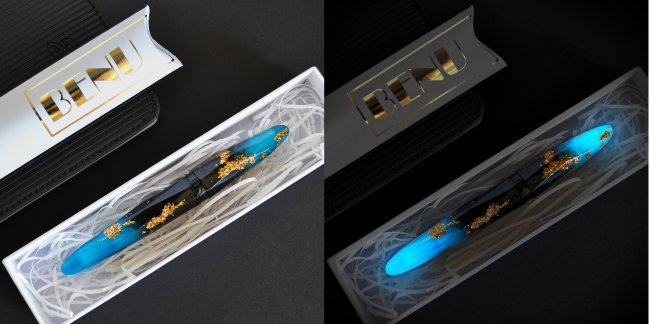 Перьевая ручка BENU Briolette Luminous Sapphire Перьевая ручка BENU Briolette Luminous Sapphire