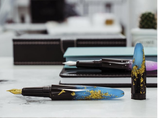 Перьевая ручка BENU Briolette Luminous Sapphire Перьевая ручка BENU Briolette Luminous Sapphire