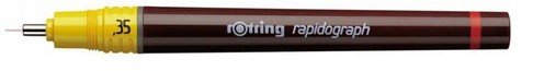 Рапидограф Rotring 1903477 0.35мм съемный пишущий узел, сменный картридж