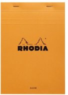 Блокнот Rhodia Basics №16, A5, без линовки, 80 г, оранжевый