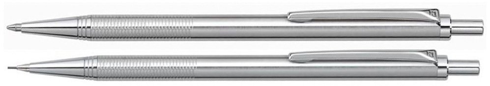 Набор Pierre Cardin: ручка шариковая и карандаш, серебристый
