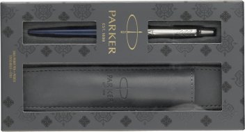 Набор Parker Jotter Core Royal Blue CT: шариковая ручка и чехол