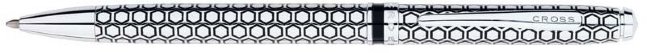 Шариковая ручка Cross Advantage, Black Mosaic + конвертер для преобразования в механический карандаш 0.7мм