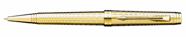 Шариковая ручка Parker Premier DeLuxe Graduated K562 Chiselling GT Шариковая ручка Parker Premier DeLuxe Graduated K562 Chiselling GT