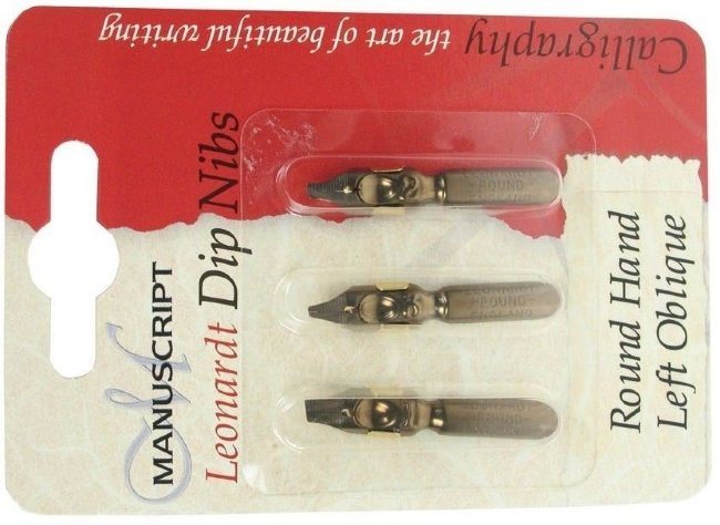 Набор перьев Manuscript Round Hand для левшей Набор перьев Manuscript Round Hand для левшей