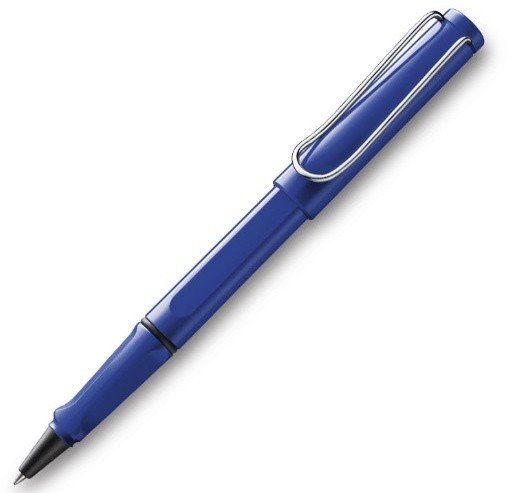 Комплект: Ручка-роллер Lamy Safari Синий, Записная книжка, мягкий переплет, А5, синий Комплект: Ручка-роллер Lamy Safari Синий, Записная книжка, мягкий переплет, А5, синий