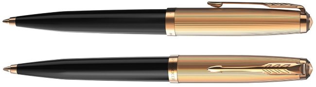 Шариковая ручка Parker 51 Deluxe Black GT