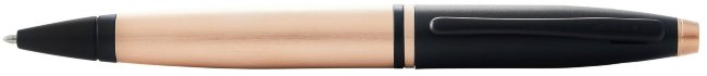 Шариковая ручка Cross Calais Brushed Rose Gold Plate and Black Lacquer Шариковая ручка Cross Calais Brushed Rose Gold Plate and Black Lacquer