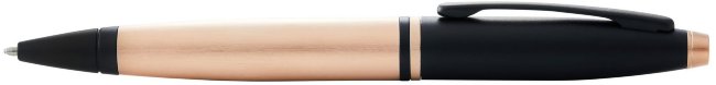 Шариковая ручка Cross Calais Brushed Rose Gold Plate and Black Lacquer Шариковая ручка Cross Calais Brushed Rose Gold Plate and Black Lacquer