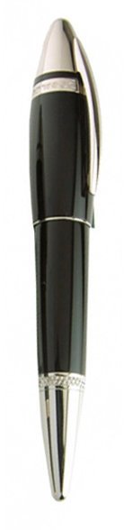 Ручка-роллер Underwood эбонит, черная Ручка-роллер Underwood эбонит, черная