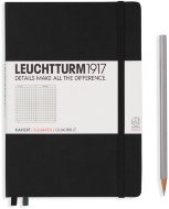 Записная книжка Leuchtturm A5 (в клетку) 251 стр., твердая обложка, черная