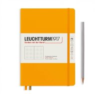 Записная книжка Leuchtturm Rising Colours А5 (в точку), 251 стр., твердая обложка, теплый желтый