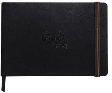 Скетчбук Rhodia Touch Bristol Book для смешанных техник , A5, нелинованный, 205 г, черный