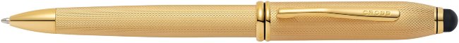 Шариковая ручка со стилусом Townsend Engraved 23KT, Gold Plate Stylus Шариковая ручка со стилусом Townsend Engraved 23KT, Gold Plate Stylus