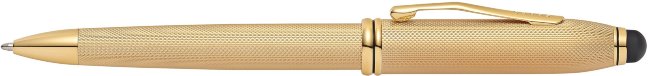 Шариковая ручка со стилусом Townsend Engraved 23KT, Gold Plate Stylus Шариковая ручка со стилусом Townsend Engraved 23KT, Gold Plate Stylus