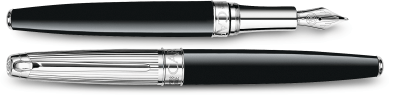 Перьевая ручка Caran d`Ache Leman, Bicolor Black SP Перьевая ручка Caran d`Ache Leman, Bicolor Black SP