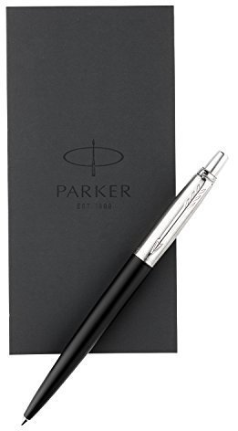 Набор Parker Jotter Core K63 Bond Street Black CT: шариковая ручка и блокнот