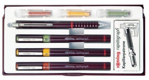 Набор рапидографов Rotring Combi Junior Set S0699480 Набор рапидографов Rotring Combi Junior Set S0699480