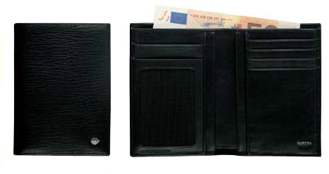 Мужское портмоне с отделением для визиток Aurora Torino, черный Мужское портмоне с отделением для визиток Aurora Torino, черный