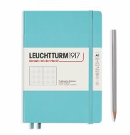 Записная книжка Leuchtturm Rising Colours А5 (в точку), 251 стр., твердая обложка, бирюзовая