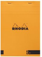 Блокнот Rhodia Basics "le R" №16, A5, без линовки, 90 г, оранжевый