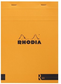 Блокнот Rhodia Basics "le R" №16, A5, без линовки, 90 г, оранжевый Блокнот Rhodia Basics "le R" №16, A5, без линовки, 90 г, оранжевый