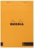 Блокнот Rhodia Basics "le R" №16, A5, без линовки, 90 г, оранжевый