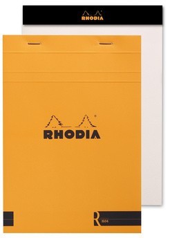 Блокнот Rhodia Basics "le R" №16, A5, без линовки, 90 г, оранжевый Блокнот Rhodia Basics "le R" №16, A5, без линовки, 90 г, оранжевый
