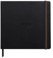 Скетчбук Rhodia Touch для смешанных техник, 21х21 см, нелинованный, 200 г, черный