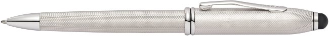 Шариковая ручка со стилусом Cross Townsend Engraved, Platinum Plate Stylus Шариковая ручка со стилусом Cross Townsend Engraved, Platinum Plate Stylus