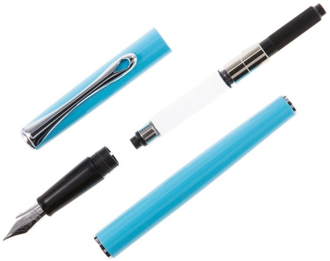 Перьевая ручка Diplomat Traveller Lumi Blue M Перьевая ручка Diplomat Traveller Lumi Blue M