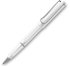 Комплект: Ручка-роллер Lamy Safari Белый, Записная книжка, мягкий переплет, А5, белый