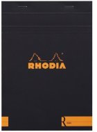 Блокнот Rhodia Basics "le R" №16, A5, без линовки, 90 г, черный