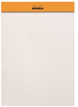 Блокнот Rhodia Basics "le R" №16, A5, без линовки, 90 г, черный