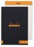 Блокнот Rhodia Basics "le R" №16, A5, без линовки, 90 г, черный