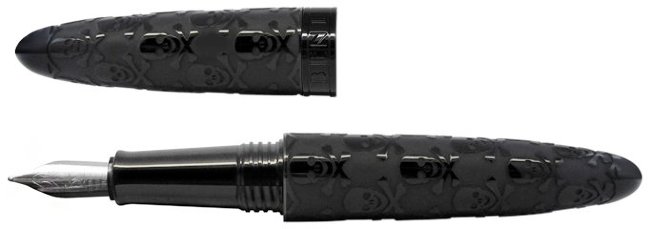 Перьевая ручка BENU Minima Classic Black Skull Перьевая ручка BENU Minima Classic Black Skull