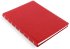Тетрадь Filofax SAFFIANO A5 PU 56л линейка, съемные листы, спираль двойная, красный