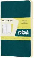 Блокнот Moleskine VOLANT Pocket, нелинованный, зеленый, желтый цитрон (2шт)
