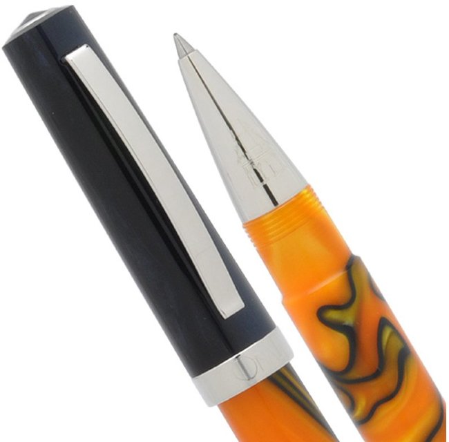 Ручка роллер Omas Bologna Orange/Blue