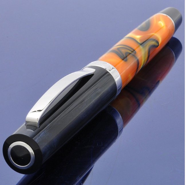 Ручка роллер Omas Bologna Orange/Blue