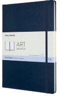 Блокнот для рисования Moleskine ART SKETCHBOOK A4 96стр. твердая обложка синий сапфир