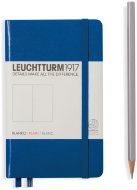 Записная книжка Leuchtturm A6 (нелинованная), 187 стр., твердая обложка, темно-синяя
